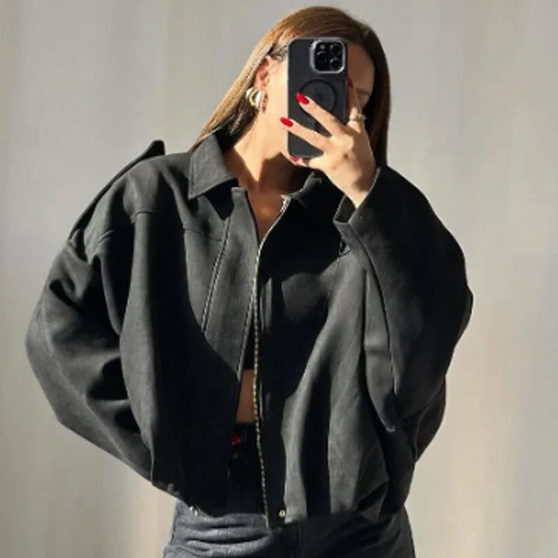  Jacket Women'S Bomber Jacket Oversized 